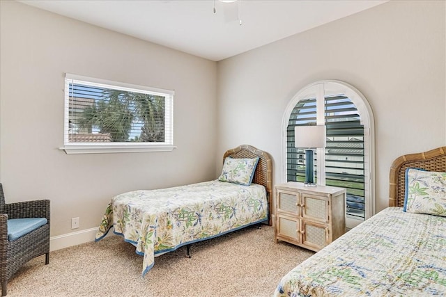 314 Bahia Mar Prt, Aransas, TX 78373 - bedroom featuring light colored carpet and baseboards