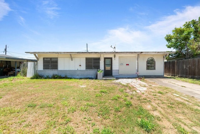 925 Hazel Dr, Corpus Christi, TX 78412 - view of front of home with brick siding