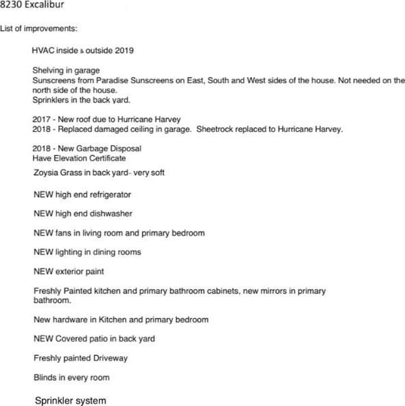 8230 Excalibur, Corpus Christi, TX 78414 - view of miscellaneous document