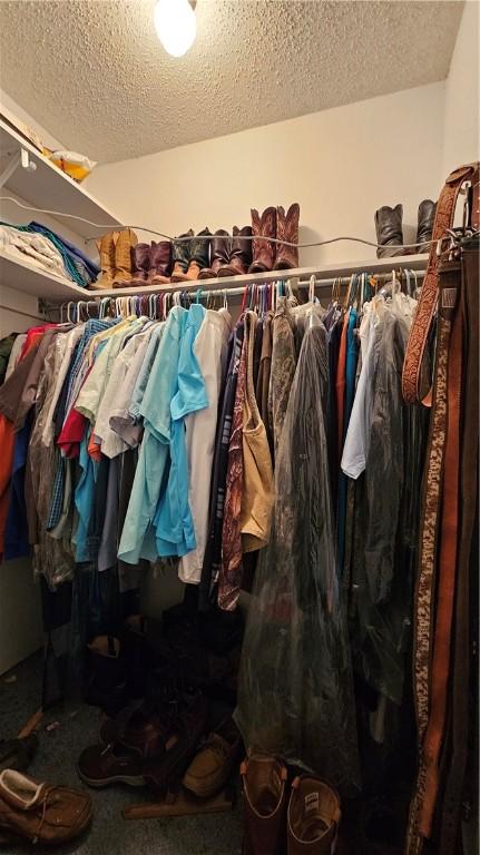 10200 Shane Dr, Corpus Christi, TX 78410 - walk in closet featuring carpet