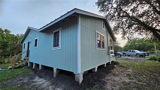 10200 Shane Dr, Corpus Christi, TX 78410 - view of home's exterior with stairway