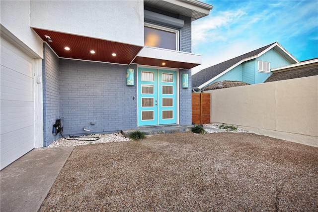 view of entrance to property