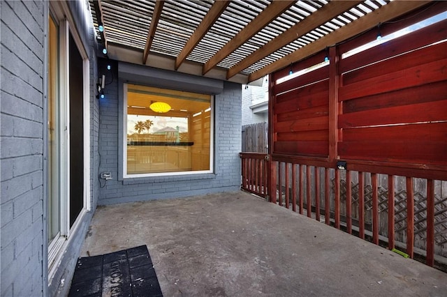 13731 Tajamar St, Corpus Christi, TX 78418 - view of patio with a pergola
