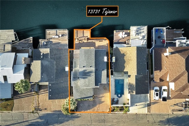 13731 Tajamar St, Corpus Christi, TX 78418 - aerial overview of property's location featuring property boundaries highlighted