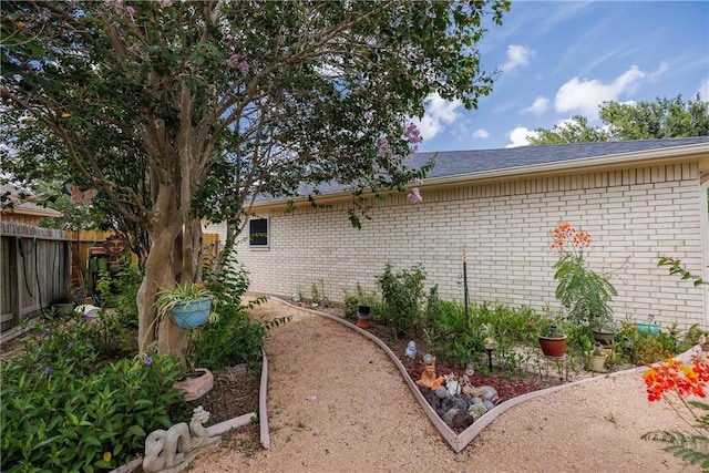 3829 Brockhampton Ct, Corpus Christi, TX 78414 - view of side of property with brick siding