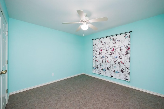 3829 Brockhampton Ct, Corpus Christi, TX 78414 - empty room with ceiling fan and baseboards