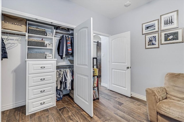 view of closet