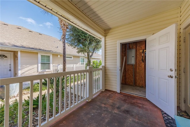 15209 S Padre Island Dr Unit 803, Corpus Christi, TX 78418 - balcony featuring electric panel