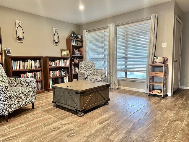 4117 Cork Dr, Corpus Christi, TX 78413 - living area featuring wood tiled floors