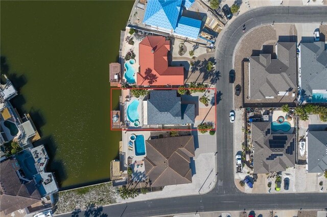 14106 Palo Seco Dr, Corpus Christi, TX 78418 - drone / aerial view featuring a residential view
