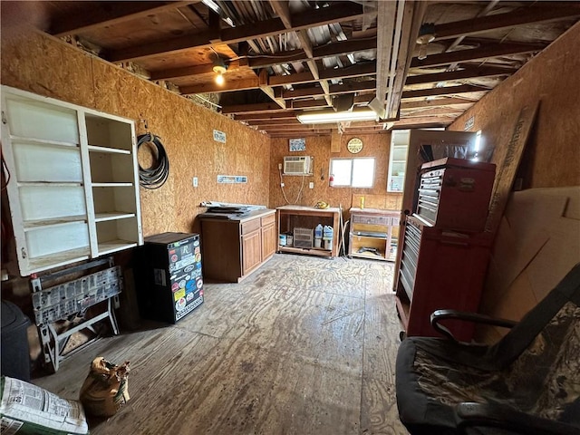 230 Lola Johnson, Corpus Christi, TX 78418 - interior space featuring a wall unit AC