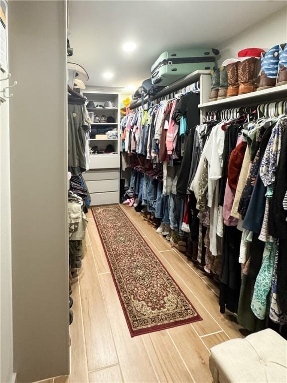 4625 Harney Rd, Corpus Christi, TX 78410 - spacious closet with wood finished floors