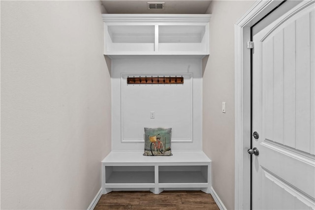 4133 Midlands St, Corpus Christi, TX 78414 - mudroom with dark wood finished floors and baseboards