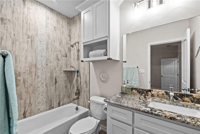 4133 Midlands St, Corpus Christi, TX 78414 - bathroom featuring vanity and shower / tub combination