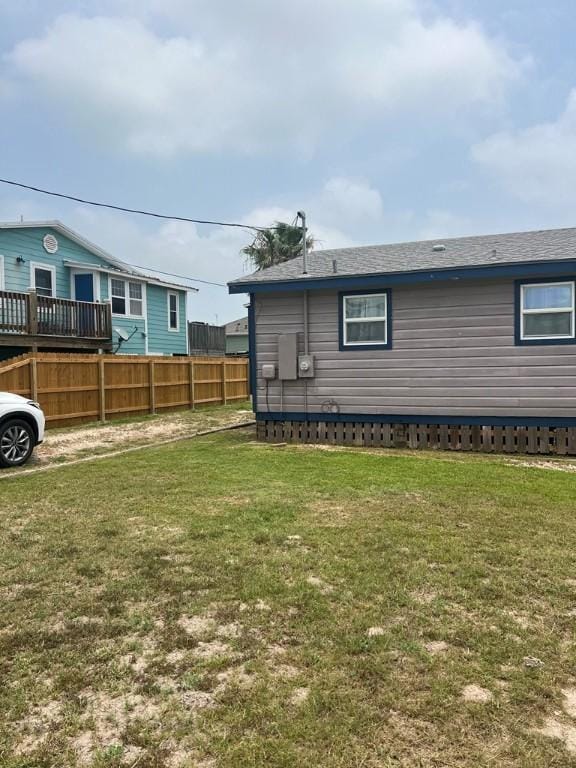 view of property exterior featuring a lawn