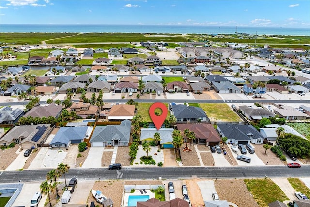 15718 Escapade St, Corpus Christi, TX 78418 - aerial view of property's location featuring nearby suburban area