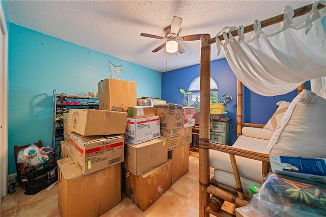 15718 Escapade St, Corpus Christi, TX 78418 - storage room featuring a ceiling fan