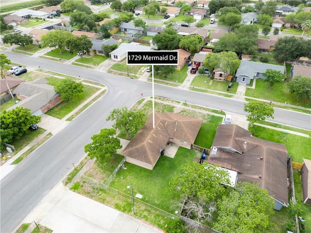 1729 Mermaid Dr, Corpus Christi, TX 78412 - aerial perspective of suburban area