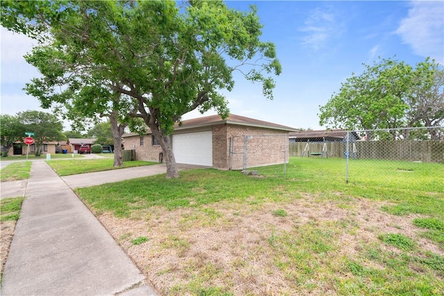 1729 Mermaid Dr, Corpus Christi, TX 78412 - view of yard featuring concrete driveway