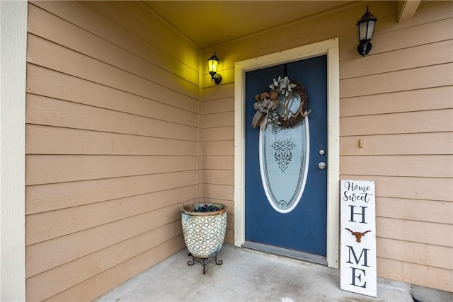 view of entrance to property