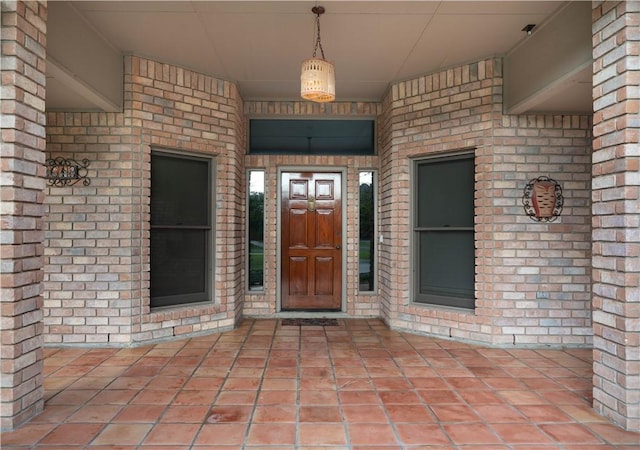8018 Mt Zion, Corpus Christi, TX 78413 - view of exterior entry featuring brick siding