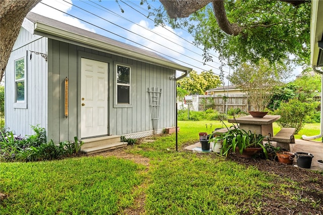 4410 Marie St, Corpus Christi, TX 78411 - view of outdoor structure with entry steps