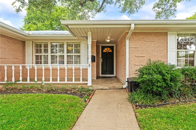 4410 Marie St, Corpus Christi, TX 78411 - entrance to property with brick siding and covered porch