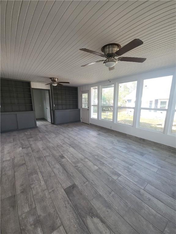 interior space featuring hardwood / wood-style floors