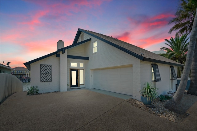 view of front of home