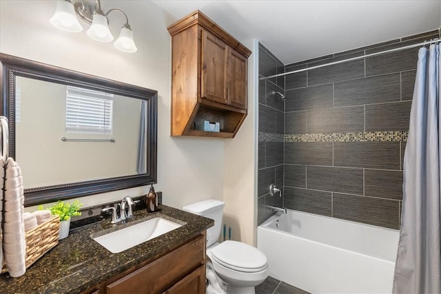 1805 Bay Landing Dr, Portland, TX 78374 - bathroom featuring shower / tub combo with curtain and vanity