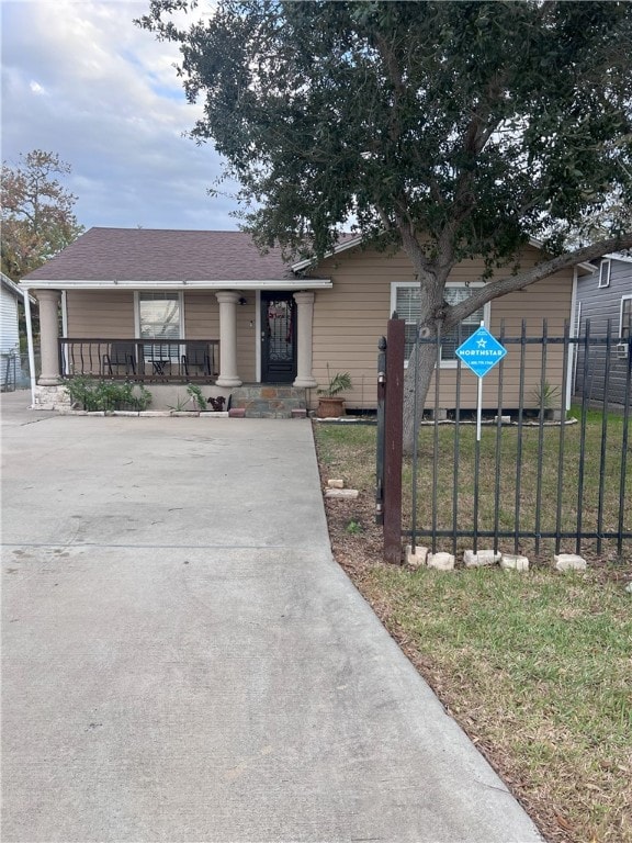 1038 Dorthy Dr, Corpus Christi, TX 78412 - view of front of house with a porch