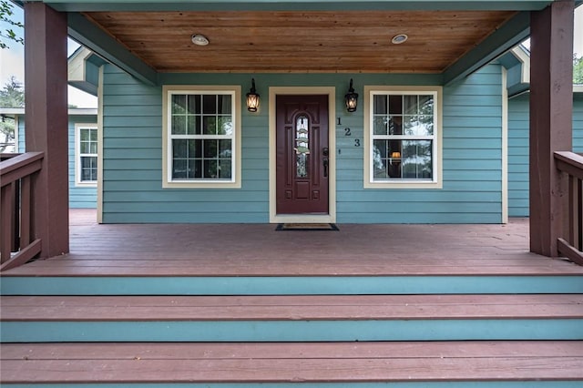 123 Bishop Rd, Rockport, TX 78382 - entrance to property featuring a porch