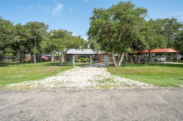 507 S Terry St, Rockport, TX 78382 - view of front of home with volleyball court