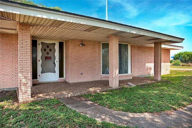 3701 Ih 69 Access Hwy, Corpus Christi, TX 78410 - property entrance featuring brick siding