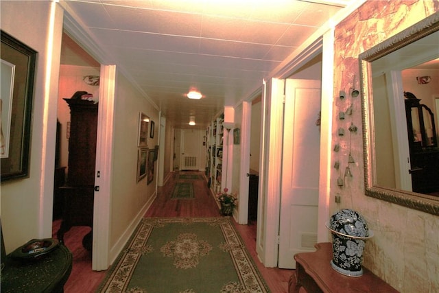 25006 Tuckers Trl, Mathis, TX 78368 - corridor featuring wood finished floors