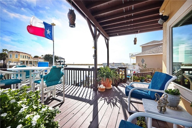 15362 Isabella Ct, Corpus Christi, TX 78418 - view of deck