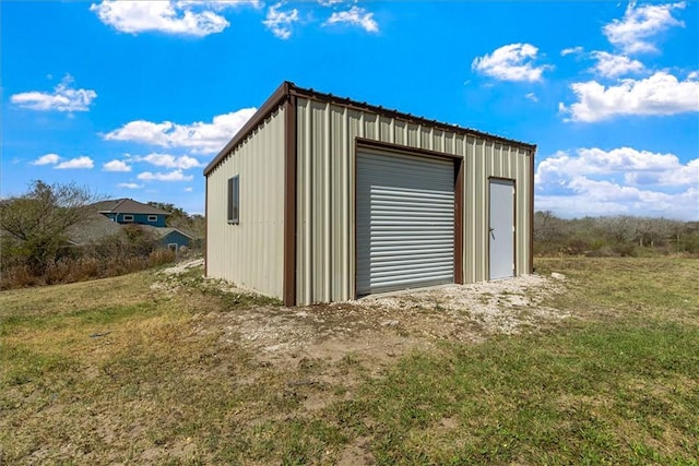 view of outbuilding with an outdoor structure