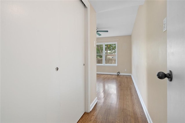 909 Cunningham St, Corpus Christi, TX 78411 - corridor with wood finished floors and baseboards