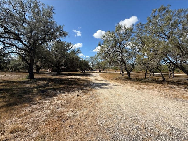 view of road featuring a rural view