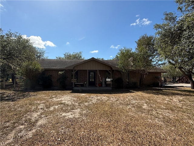 view of ranch-style house