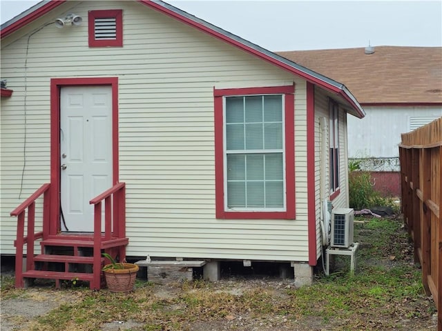 view of home's exterior