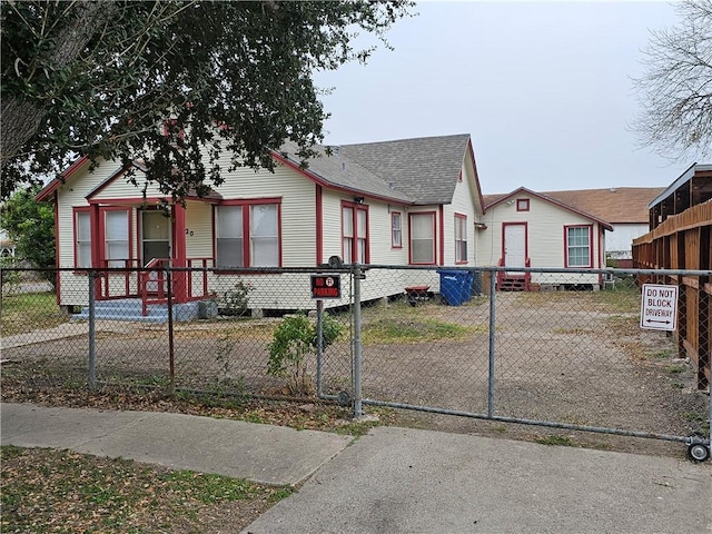 view of front of property