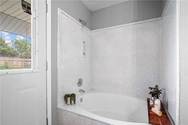 10946 Birdwood, Corpus Christi, TX 78410 - full bathroom featuring a bathtub and a shower