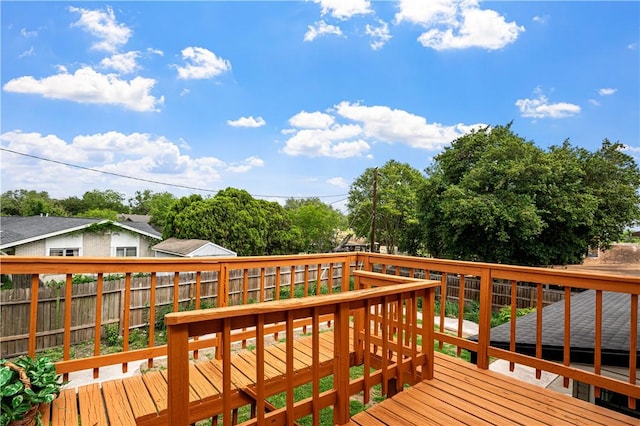 10946 Birdwood, Corpus Christi, TX 78410 - wooden terrace featuring a fenced backyard