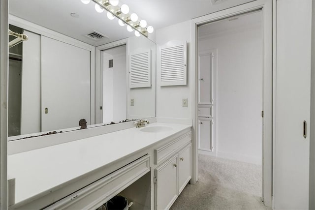 4350 Ocean Dr Unit 103, Corpus Christi, TX 78412 - bathroom featuring visible vents and vanity