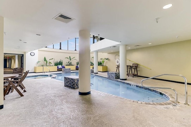 4350 Ocean Dr Unit 103, Corpus Christi, TX 78412 - pool with a patio and an outdoor hangout area