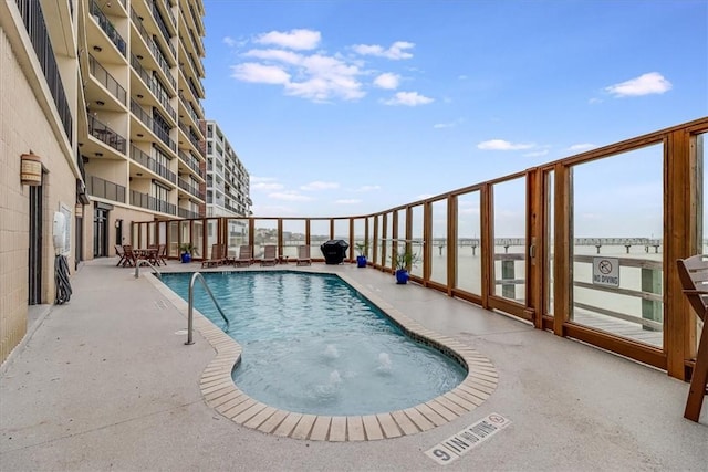 4350 Ocean Dr Unit 103, Corpus Christi, TX 78412 - community pool featuring a patio area