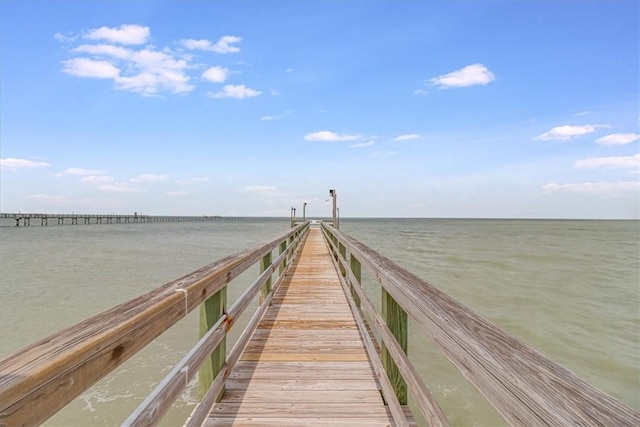 4350 Ocean Dr Unit 103, Corpus Christi, TX 78412 - dock area featuring a water view