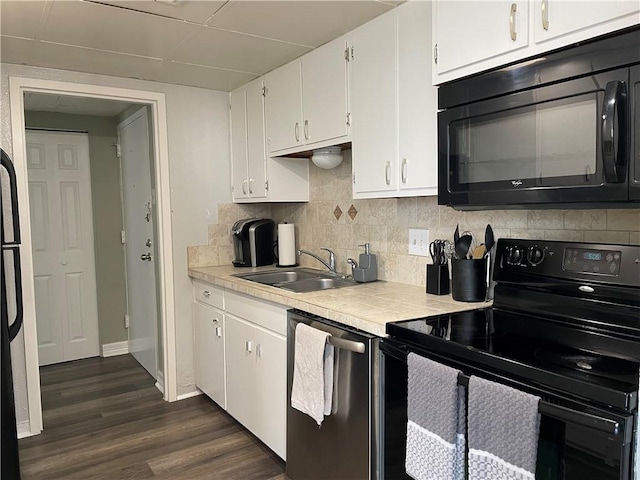 715 S Upper Broadway St Unit 202, Corpus Christi, TX 78401 - kitchen featuring black appliances, light countertops, and decorative backsplash