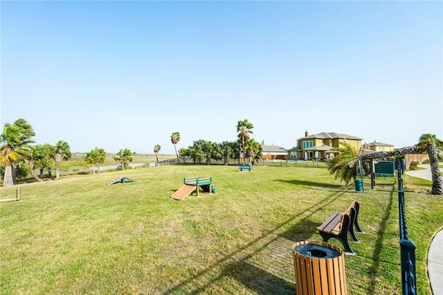3013 Neches Dr, Corpus Christi, TX 78414 - view of community featuring fence and a yard